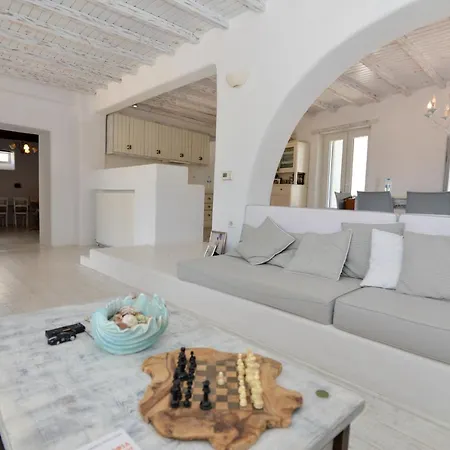 Mykonos 4 Bedroom Cycladic With Free Parking Villa *