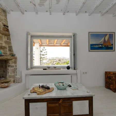 Mykonos 4 Bedroom Cycladic With Free Parking Villa